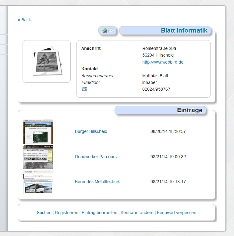 Agenturprofil